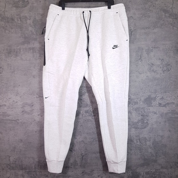 NIKE Sportswear Tech Fleece Taper‎ Slim Joggers Pants Mens XL Birch Heather Grey